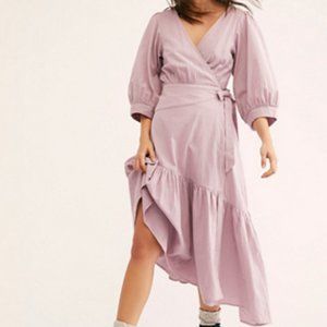 FP Don't Mind If I Do Midi Dress in Lilac Aster